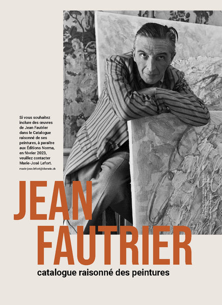Jean Fautrier catalogue raisonné - Publication in February 2023