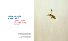 À PARAÎTRE. Miró-Loeb. Correspondances 1926-1936.