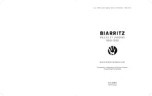 Biarritz, villas et jardins. 1900-1930